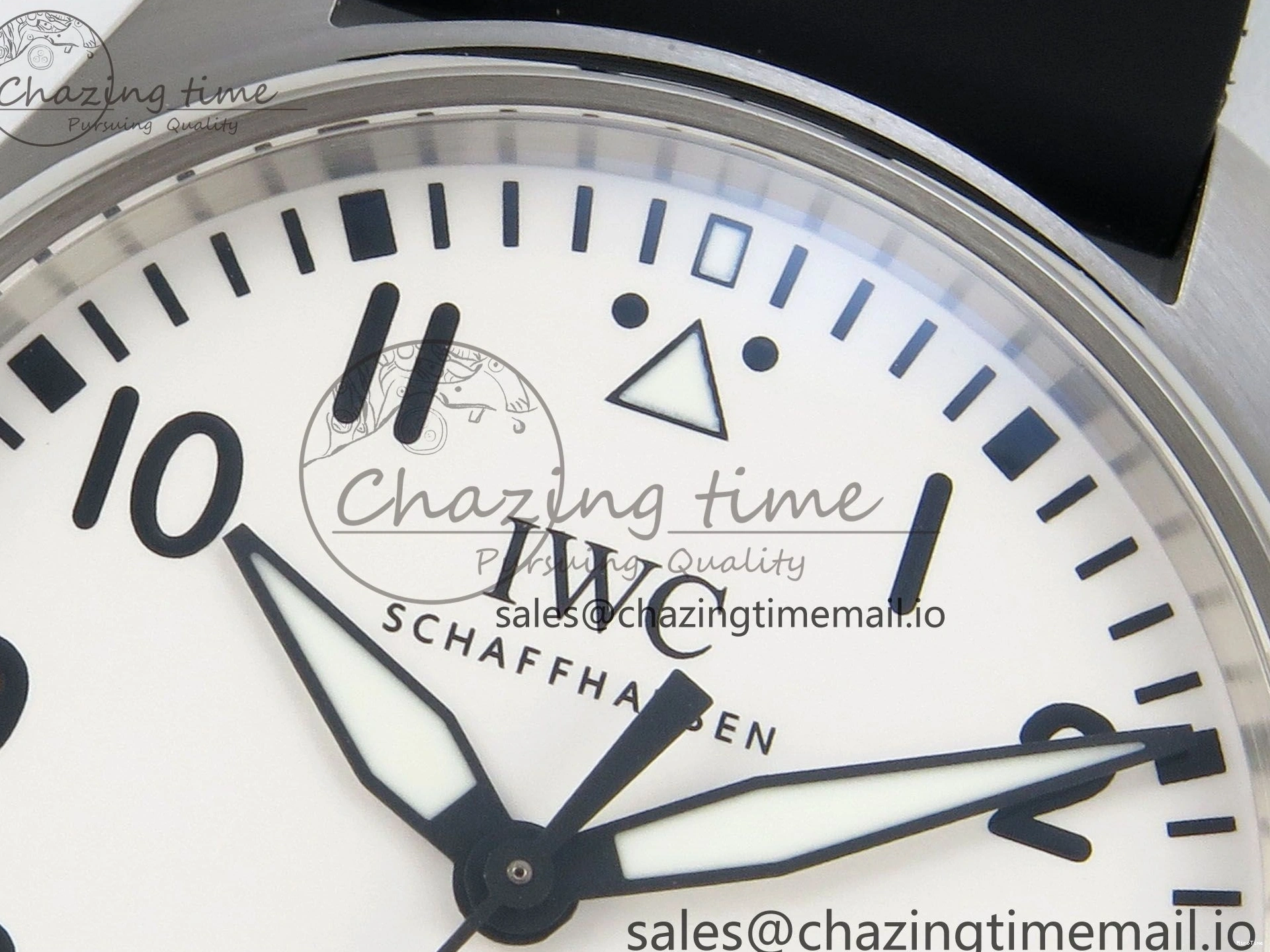 MIROTIME 0320 SunProtective Pilot Mark XX BLSF SS 1:1 Best Edition White Dial on Black Rubber Strap MIYOTA 6995